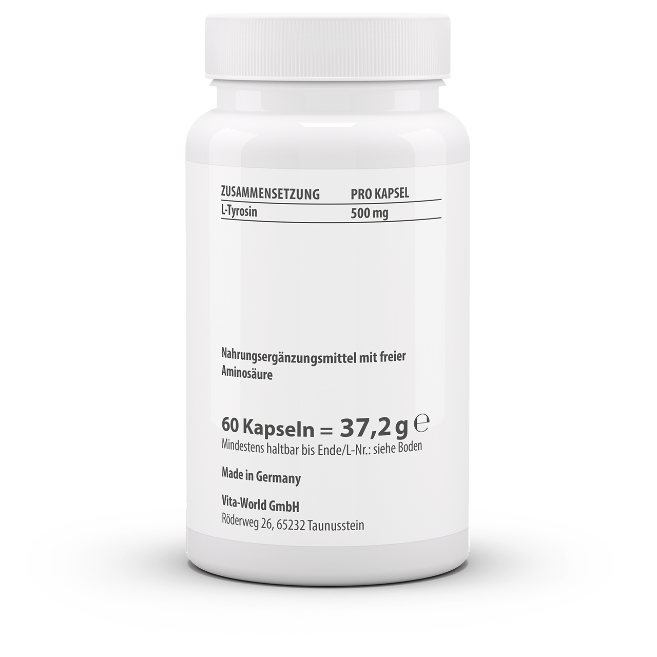 Tyrosin 500 mg (60 Kps)
