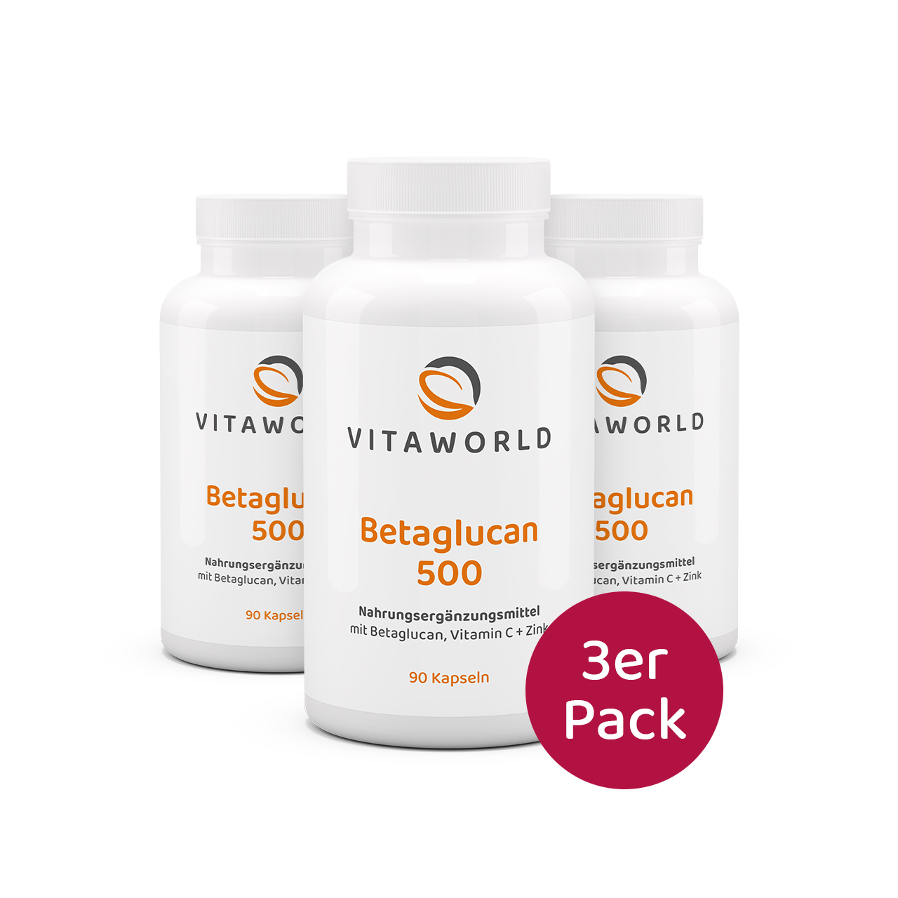 Betaglucan 500 3er Pack (270 Kps)