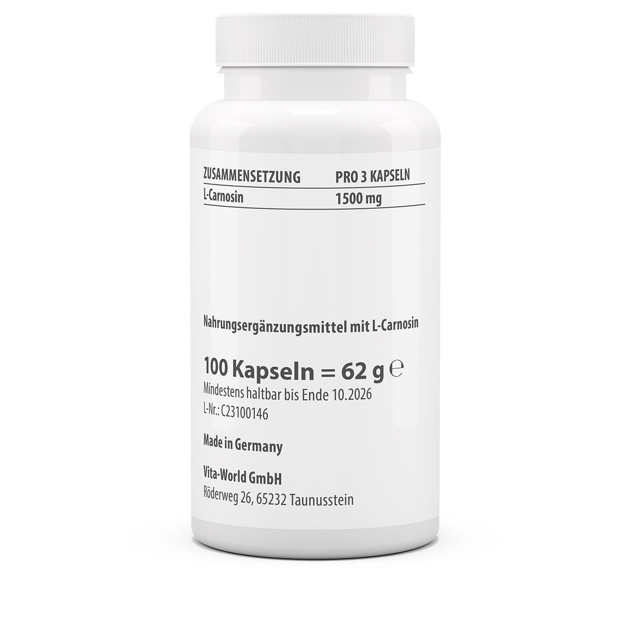 Carnosin 500 mg (100 Kps)