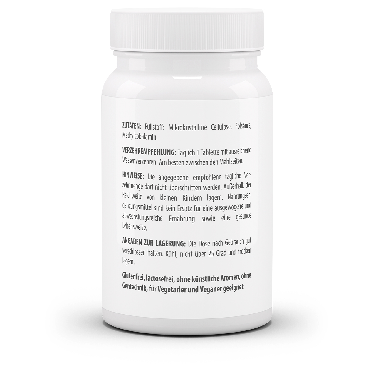 Vitamin B12 500 µg + Folsäure 800 µg (180 Tbl)