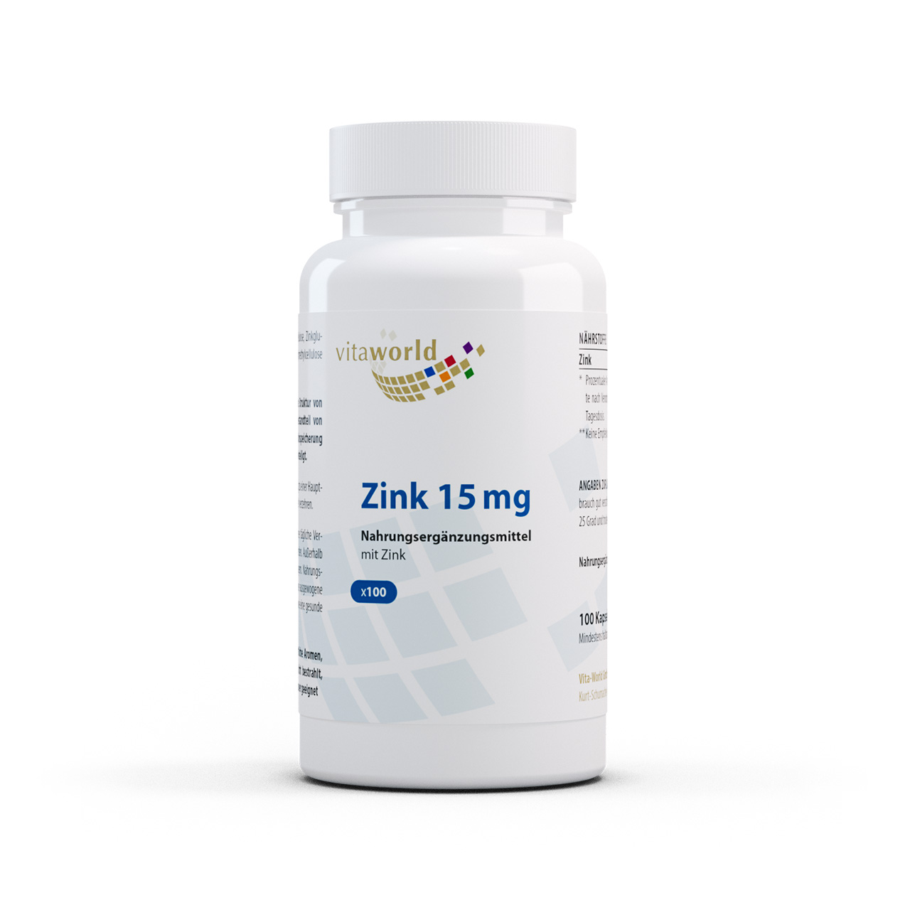 Zink 15 mg (100 Kps)