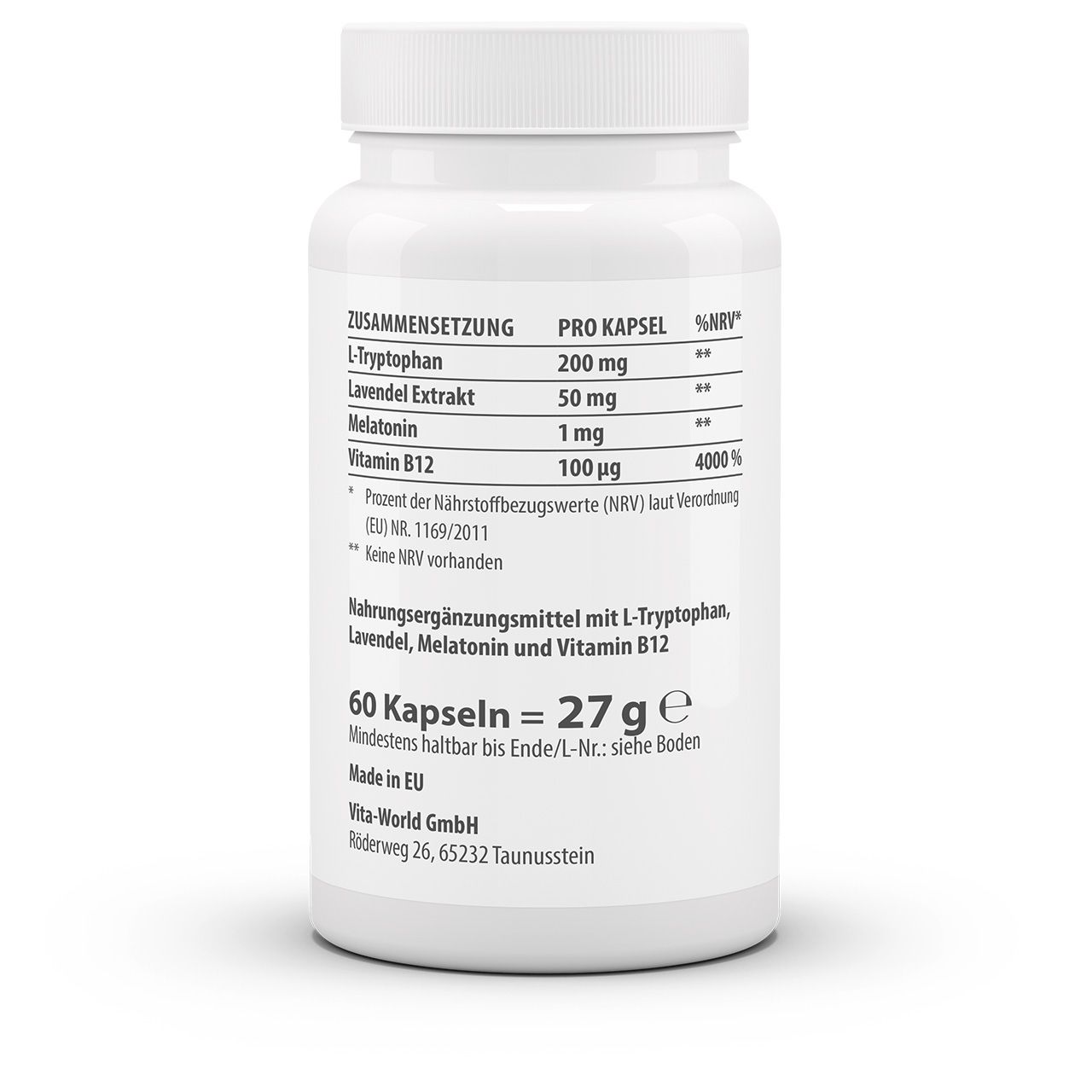 Melatonin 1 mg (60 Kps)