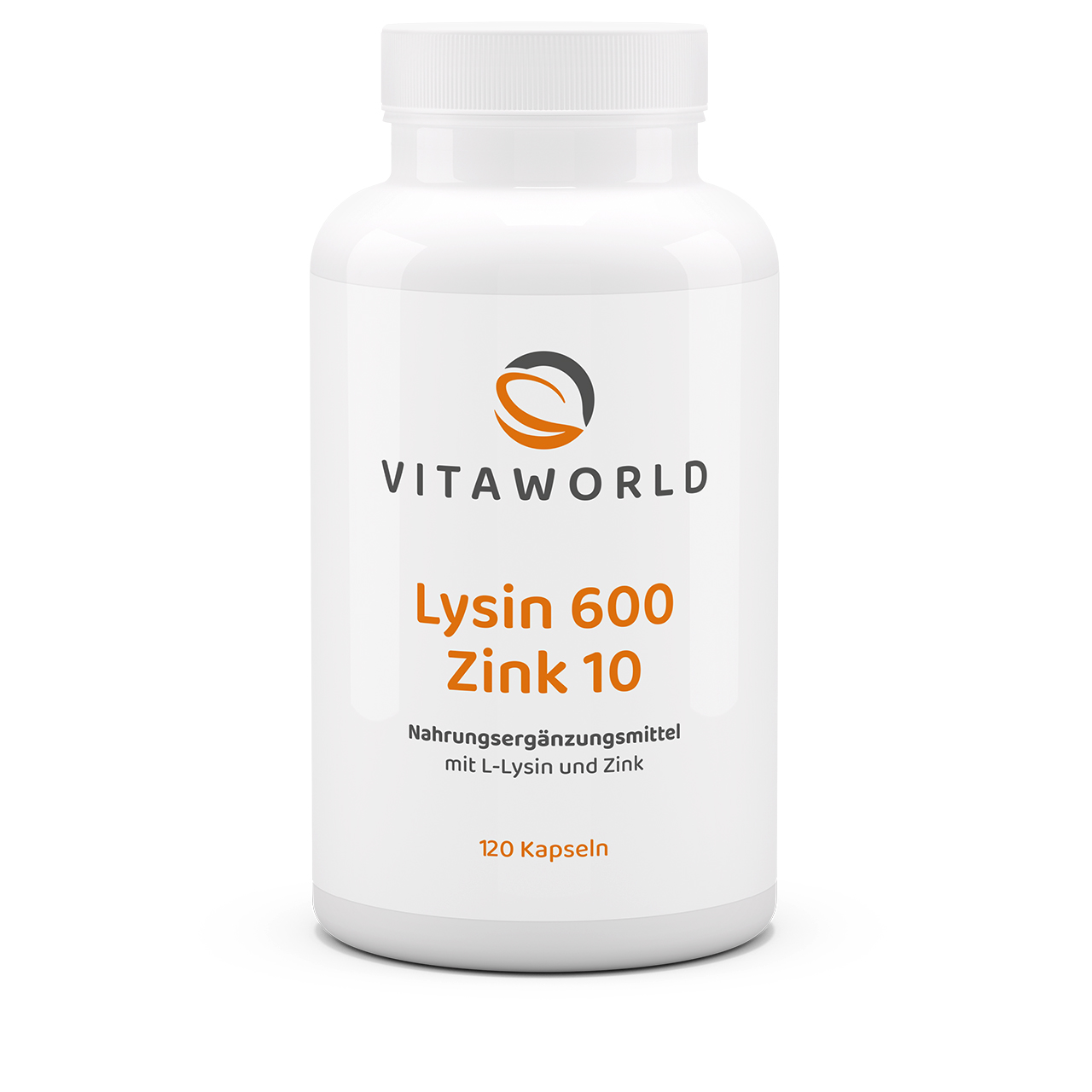Lysin 600 mg plus Zink 10 mg (120 Kps)