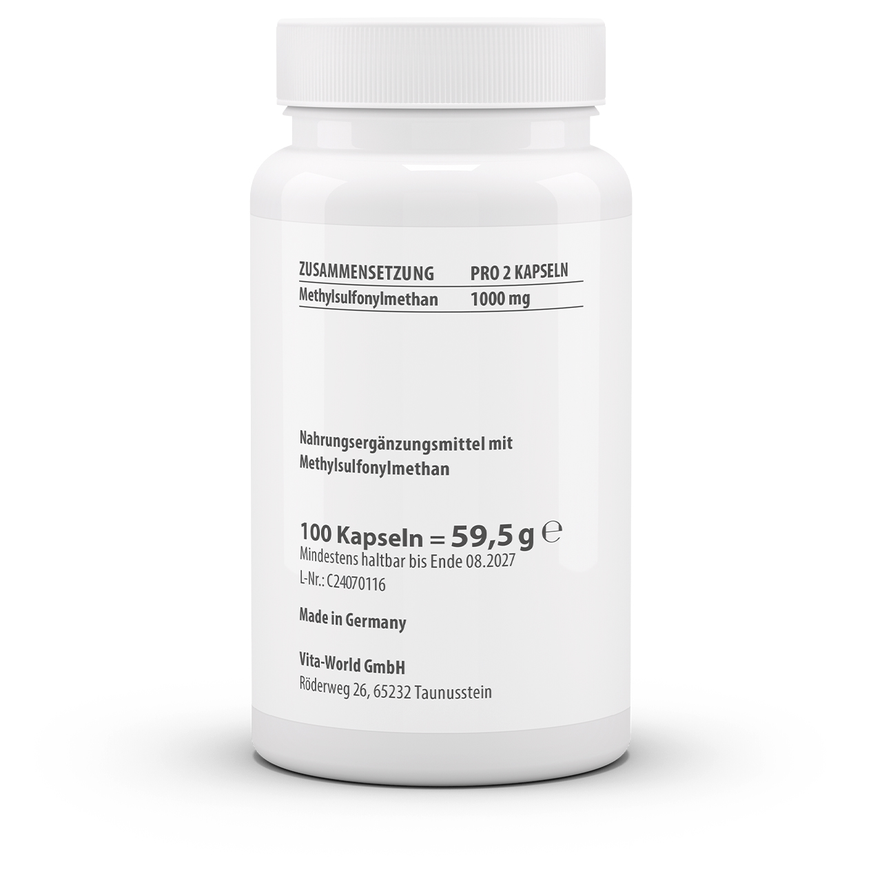 MSM 500 mg 3er Pack (300 Kps)