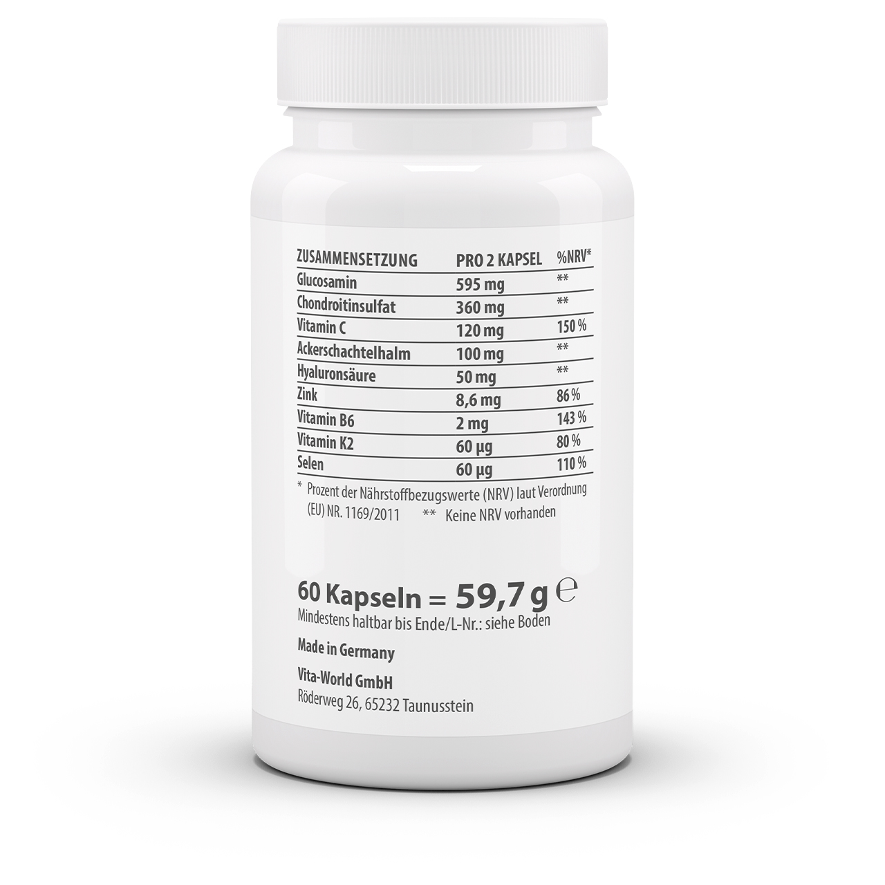 Hyaluron Gelenk (60 Kps)