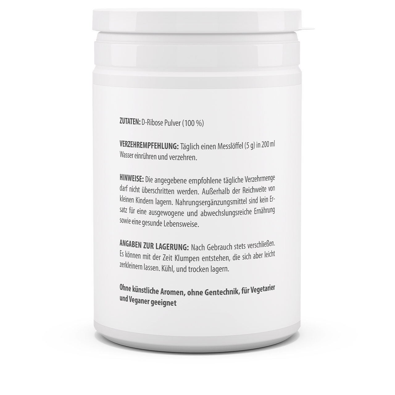 D-Ribose Pulver (200 g)